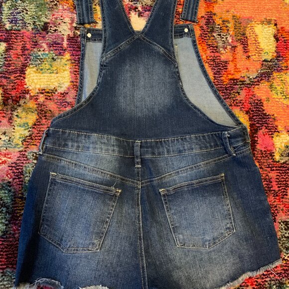 Women's Jean-Short Overalls - Picture 5 of 5